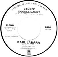 Paul Jabara: Yankee Doodle Dandy U.S. promotional 7-inch