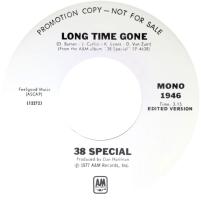 38 Special: Long Time Gone U.S. promotional 7-inch