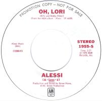 Alessi: Oh, Lori U.S. promotional 7-inch