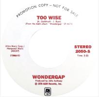 Wondergap: Too Wise U.S. promotional 7-inch