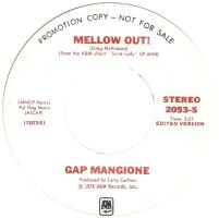 Gap Mangione: Mellow Out! U.S. promotional 7-inch