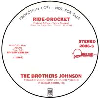 Brothers Johnson: Ride-O-Rocket U.S. promotional 7-inch