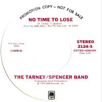 Tarney/Spencer Band: No Time to Lose U.S. promotional 7-inch