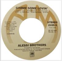 Alessi: Gimme Some Lovin' U.S. 7-inch