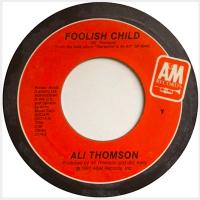 Ali Thomson: Foolish Child U.S. promotional 7-inch