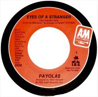 Payola$: Eyes Of a Stranger U.S. promotional 7-inch