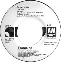 Tramaine: Freedom U.S. promotional 7-inch