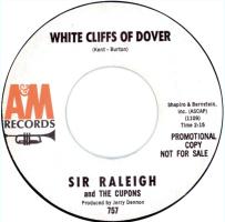 Sir Raleigh and the Cupons: White Cliffs Of Dover U.S. promotional 7-inch