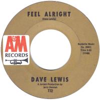 Dave Lewis: Feel Alright U.S. 7-inch