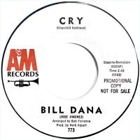 Bill Dana: Cry U.S. promotional 7-inch