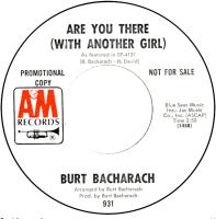 Burt Bacharach: Are You There (With Another Girl) U.S. promotional 7-inch