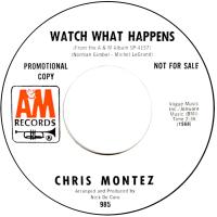 Chris Montez: Watch What Happens U.S. promotional 7-inch