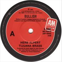 Herb Alpert & the Tijuana Brass: Bullish Australia 7-inch