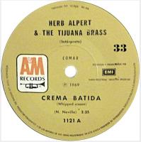 Herb Alpert & the Tijuana Brass: Whipped Cream Argentina 7-inch