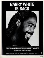 Barry White Advert