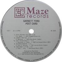 Garnett Ford Label