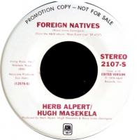 Herb Alpert & Hugh Masekela Promo, Label