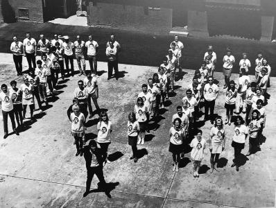 A&M Records employees spell out TJB 1968