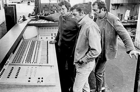 Herb Alpert. Larry Levine, Howard Holzer with Studio A console