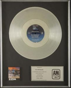 38 Special: Special Forces A&M Records in-house platinum certification